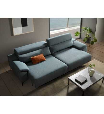 Sofá Lineal Mod. Lluc (252 cm): Confort Extraíble de Diseño Italiano