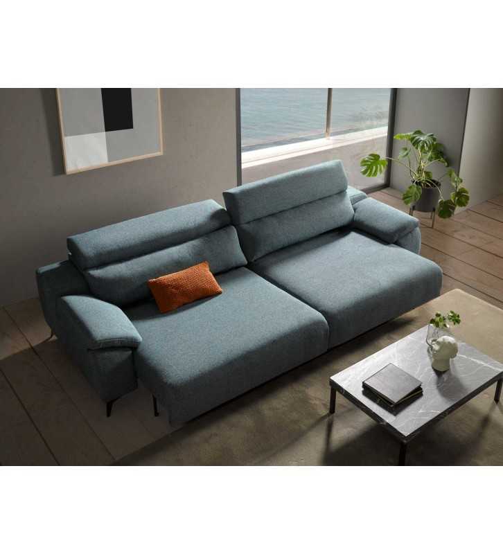 Lluc Linear Sofa (252 cm): Premium Sliding Comfort