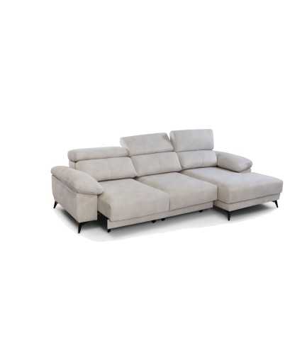 Sofá Stark Chaiselongue: 290 cm de Diseño, Almacenamiento Inteligente y Asientos Extraíbles Avanzados