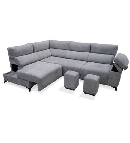 Sofá Rinconera De 285 X 215 Cm Mod. Portofino